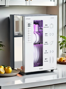 Disinfection Cabinet Household Small Baby Bottle Desktop Non-Draining Water Drying Ultraviolet High Temperature Vertical Two-Star Disinfection Cupboard