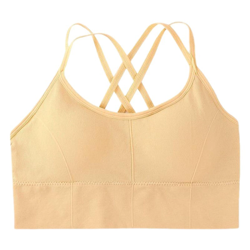 Внешняя торговля популярный перекрестный бесшовный плюс размер Красивая спина Женская обернутая нитками грудь дышащий жилет с защитой от воздействия Базовая трубка верхнее нижнее белье
