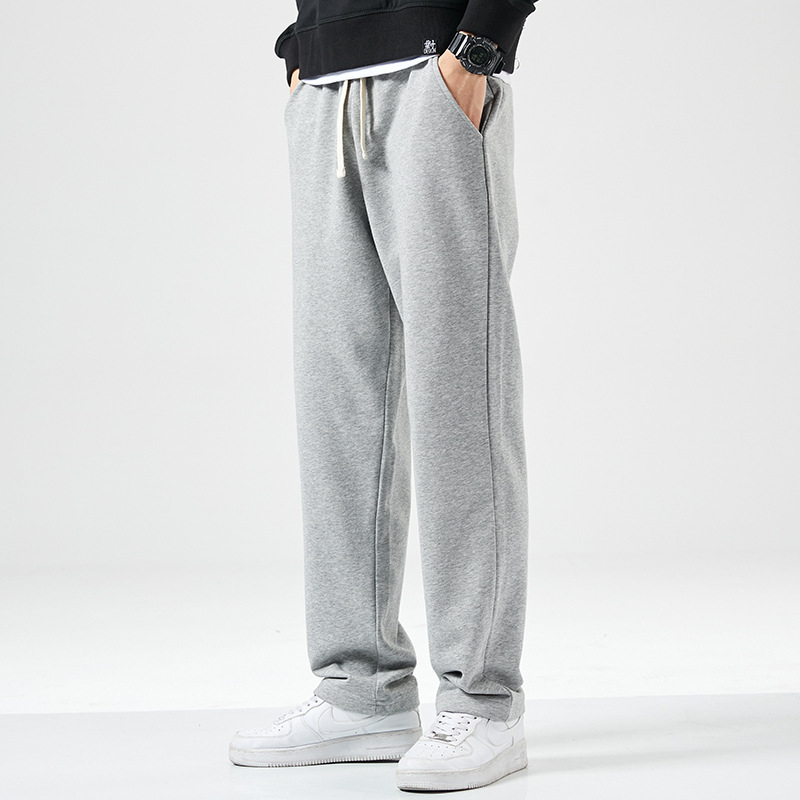 Wide Leg Pants Men's 2024 Spring and Autumn New Loose plus size Student All-match Straight Pants Sports Casual Pants Wide Leg Pants Men's 2024 Spring and Autumn New Loose plus size Student All-match Straight Pants Sports Casual Pants