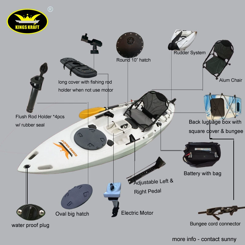 2023 горячая Распродажа рыболовная лодка каяк моторная лодка