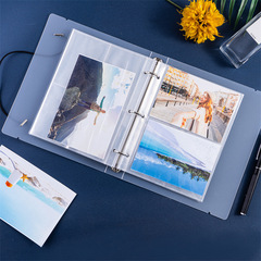 3 inches 4 inches 5 inches 6 inches 7 inches ins transparent frosted strap photo album large capacity star chasing small card album loose-leaf photo album