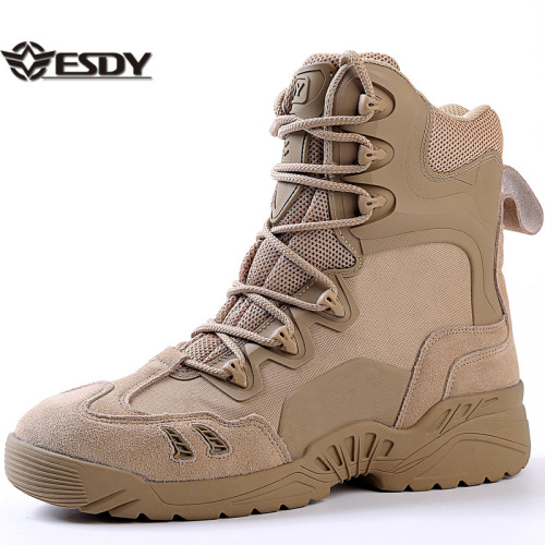 ESDY outdoor high-top hiking shoes, combat boots for men, desert training shoes for military fans