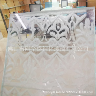 Acid Etching, Deep Engraving, Tempered Art Decoration, Embossed Transparent Color Glass Mirror Glass