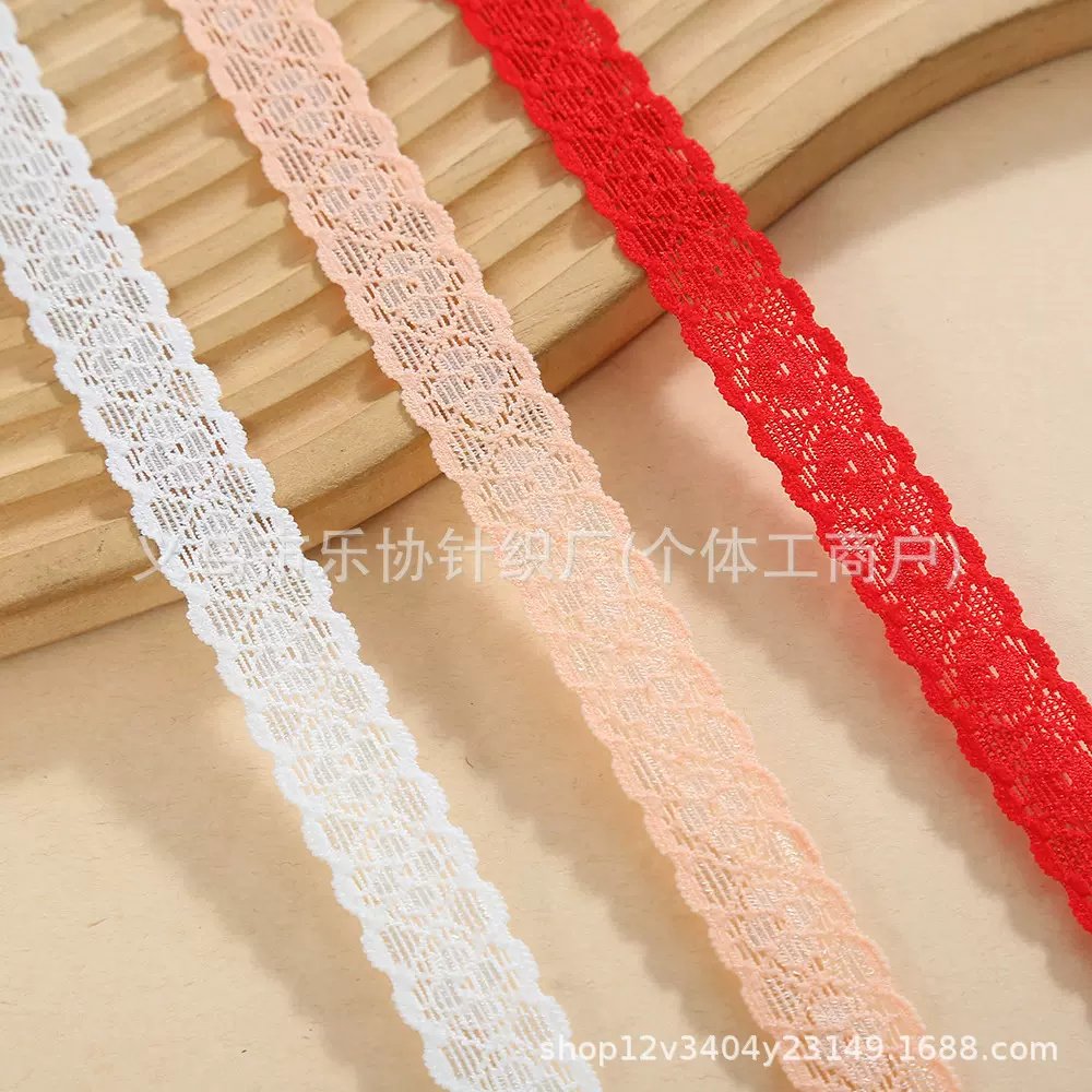 四叶草镂空蕾丝花边 1.9公分本白雪牙现货小花边内衣服饰辅料装饰