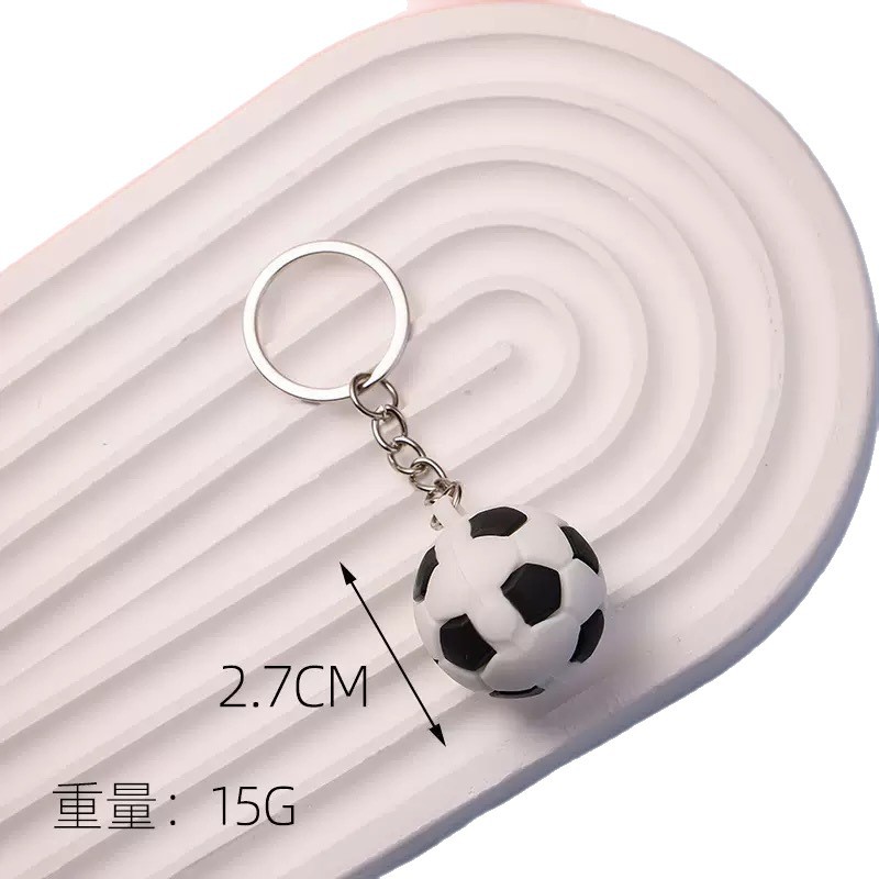 Celebridad en línea simulación creativa de fútbol serie de llaveras de baloncesto llaveras pequeños colgantes de muñecas regalos de actividad al por mayor image 6
