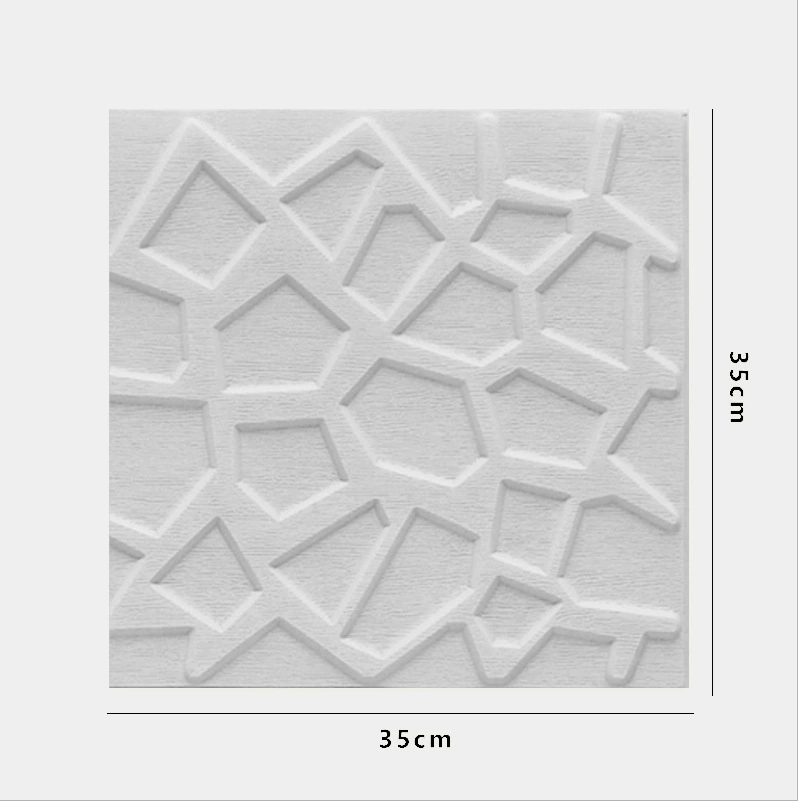 Трехмерная самоклеящаяся наклейка на стену, лента, 35×35 см, 3D