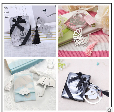 Metal hueco borla copo de nieve amor marcador creativo Navidad pequeño regalo de cumpleaños estudiante regalo Premio Caja