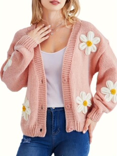 R 33591 Button Cardigan Sweater �~���_�� �W���羳���R�d