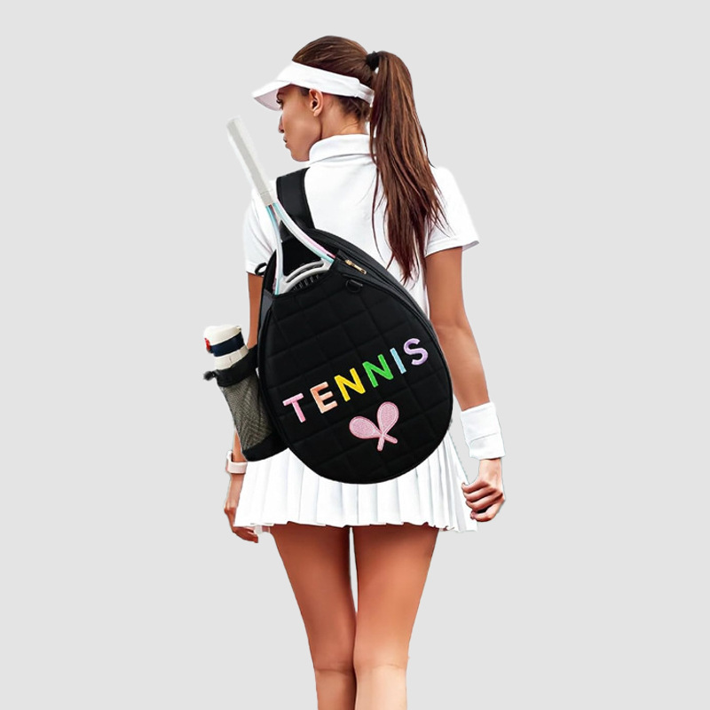 Bolsa de tenis, bolsa de deportes al aire libre, bolsa de bádminton de hombro de gran capacidad, bolsa de pelota portátil, bolsa de raqueta de alto valor image 4