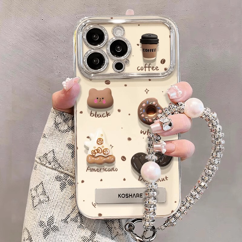 Suitable for Oppo Reno15Pro Phone Case Reno14/Reno13/A58 Large Window Design A97/A3 Little Bear 67