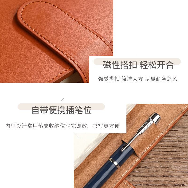 B 5ビジネスルーズリーフ皮面メモ帳大容量超能装A5ルーズリーフノート内径3.0鉄リング卸売り|undefined