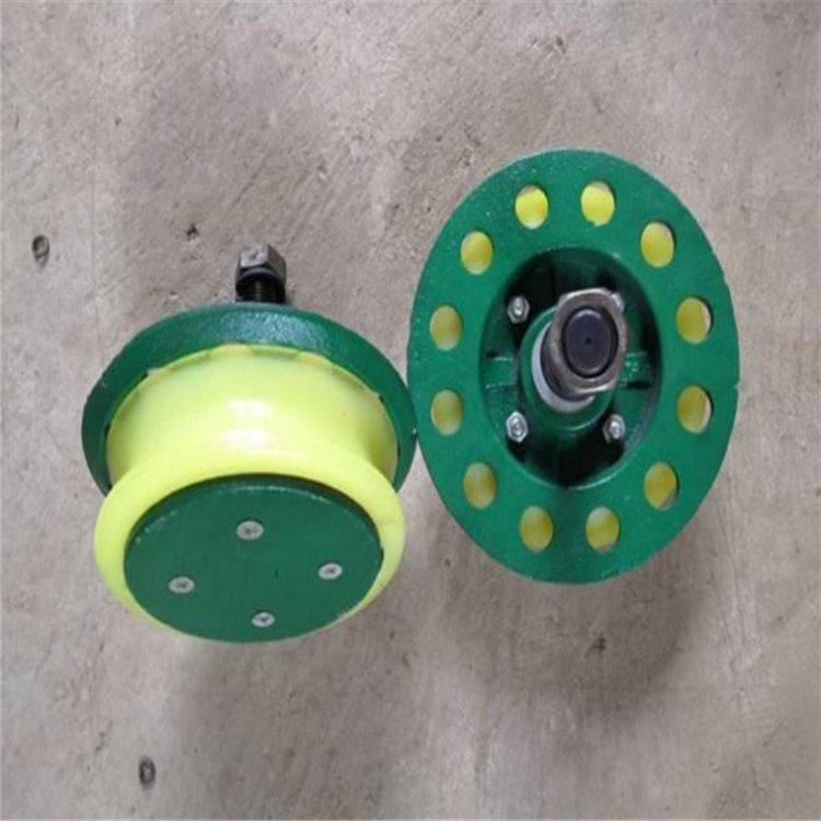 Monos de la mina 180 / 200 rueda de poliuretano de rueda de soporte único parámetros completos