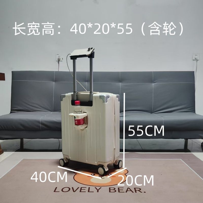中国南方航空 20*40*55 多機能航空機内持ち込みスーツケース、手荷物不要のビジネス用スーツケース、多機能デザイン|undefined