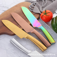 创意不锈钢家用烤肉刀 蔬菜水果刀 厨房小工具日式切生鱼刀
