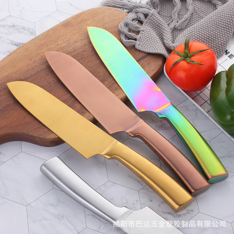 创意不锈钢家用烤肉刀 蔬菜水果刀 厨房小工具日式切生鱼刀