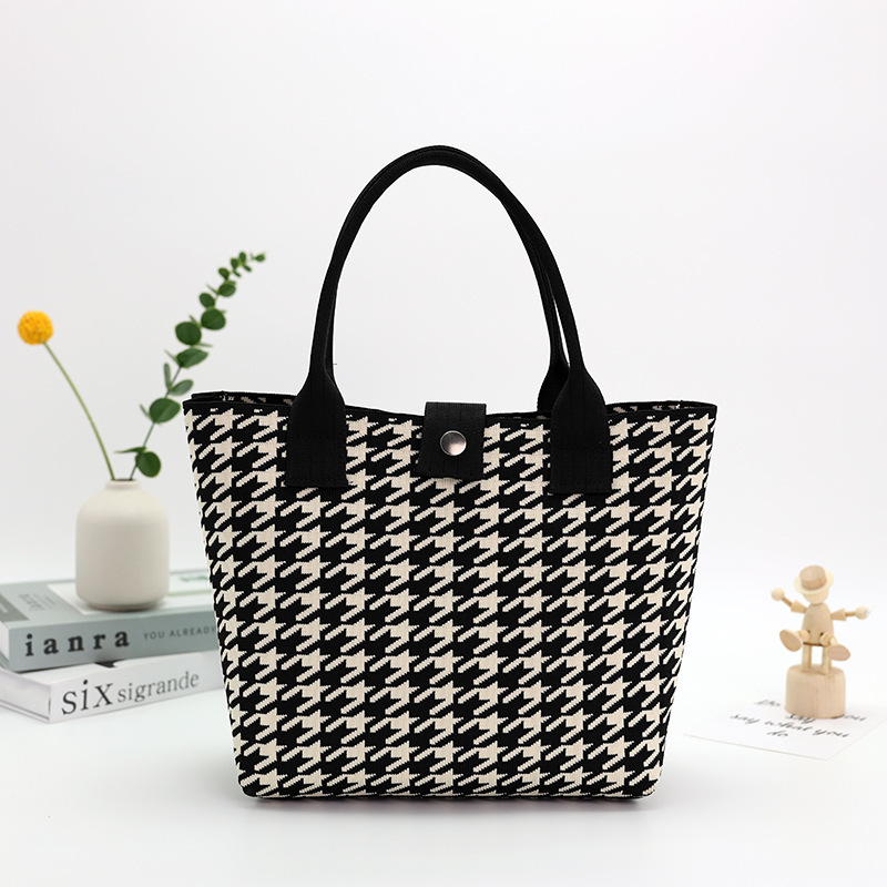 Japón y Corea del Sur tejido bolsas de mano bolsas de viaje de gran capacidad bolsas de compras de chicas fabricantes de bolsas H al por mayor