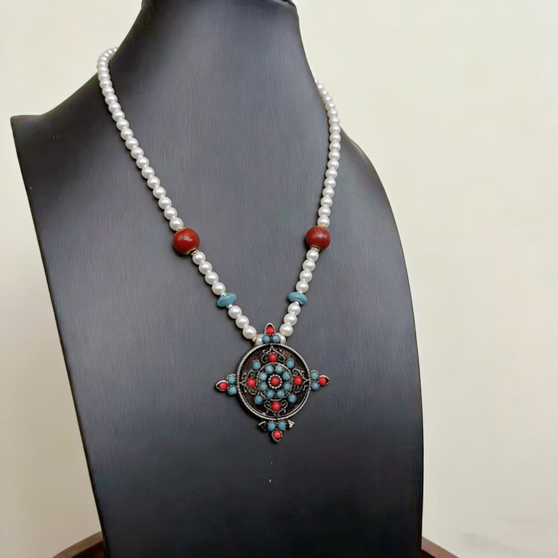 Ethnic retro long universal necklace handmade