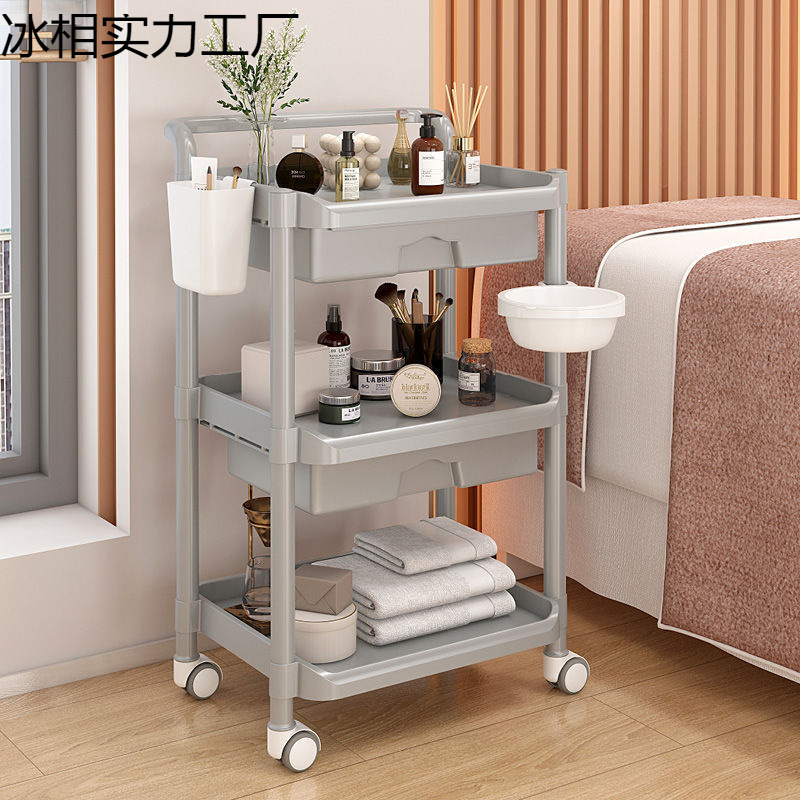 M1车手推车工具车仪器美睫美甲美发收纳置物架仪器