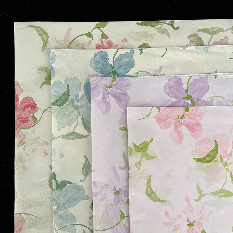 Nuevo papel de cereza azul Sydney flores ramo de flores papel de embalaje de flores hecha a mano diy regalo material floral al por mayor