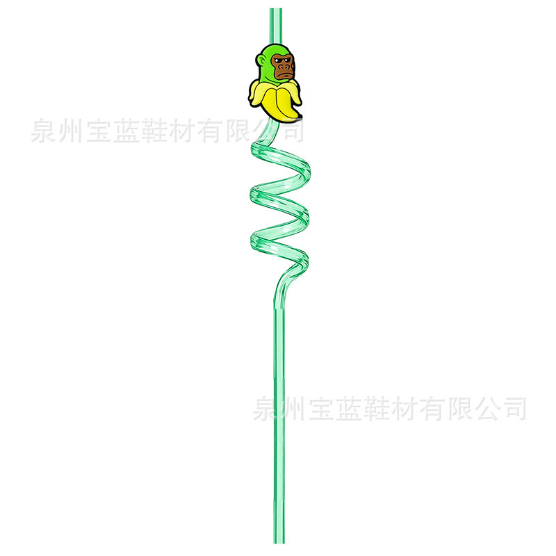 【山海経シリーズ】クロスボーダーアニメ海外山海経モンスターPETGスパイラルストローアクセサリー卸売り|undefined