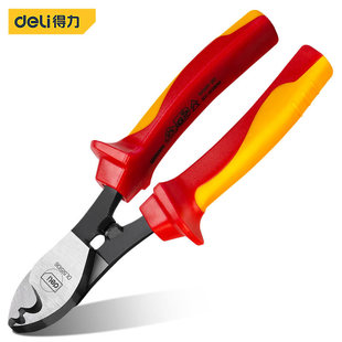 deli (deli) 6 inch insulation stripping shears cable shears cable cutter DL515106