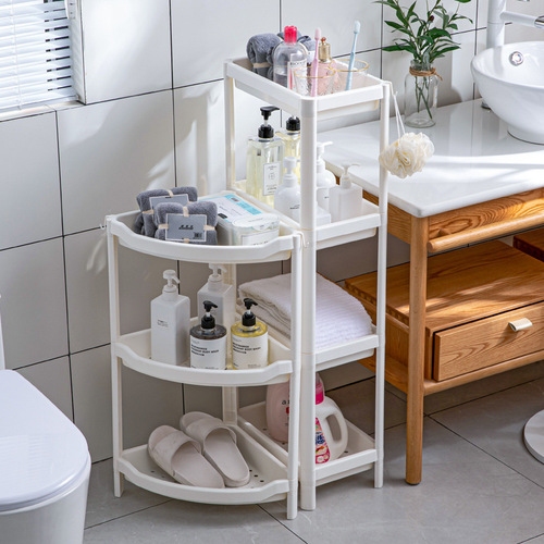 Xingyou bathroom rack floor-standing bathroom shelf basin storage rack bathroom toilet corner storage basket