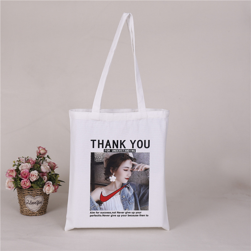 广告宣传袋手提棉布袋购物袋潮流帆布袋来图logo