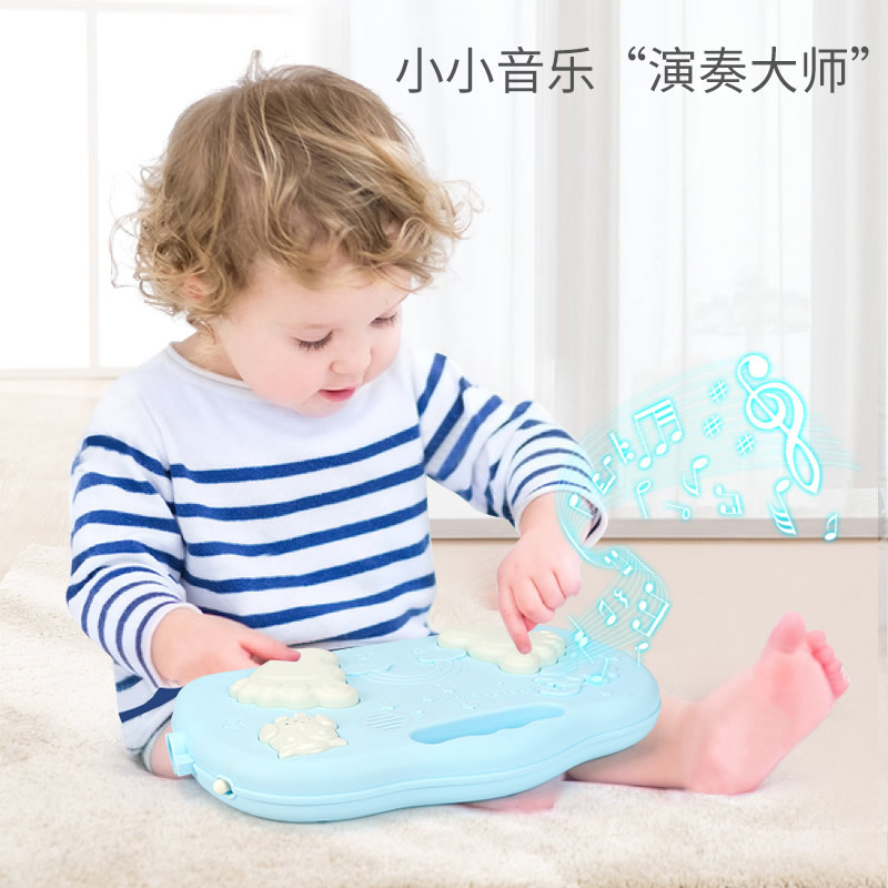 Sudeste asiático popular bebé pedal juguete recién nacido bebé música manta música fitness soporte pedal piano