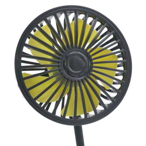 Car Flash F408 Car Silicone Soft Hose Fan Multi-angle Adjustment USB Fan Creative Car Accessory
