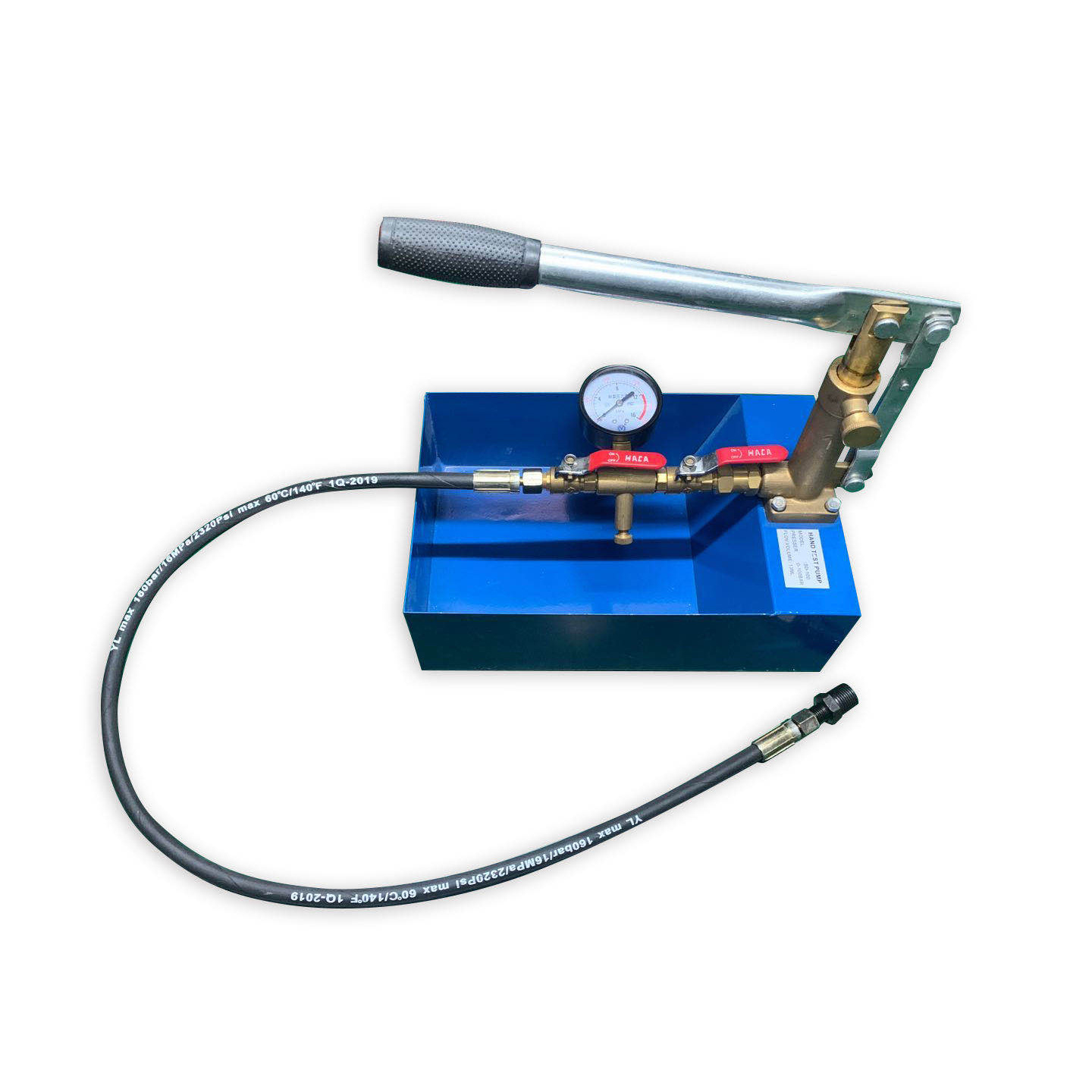 SD100E手动试压泵 自来水管道打压机压力泵 测压检漏工具手压泵