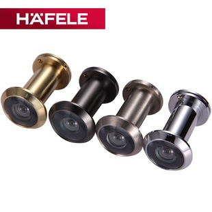 Hafele Indoor Door High-Definition Universal Cat's Eye Copper Door Mirror Anti-Theft Door Dust-Proof Covered Sheep's Eye Door Mirror