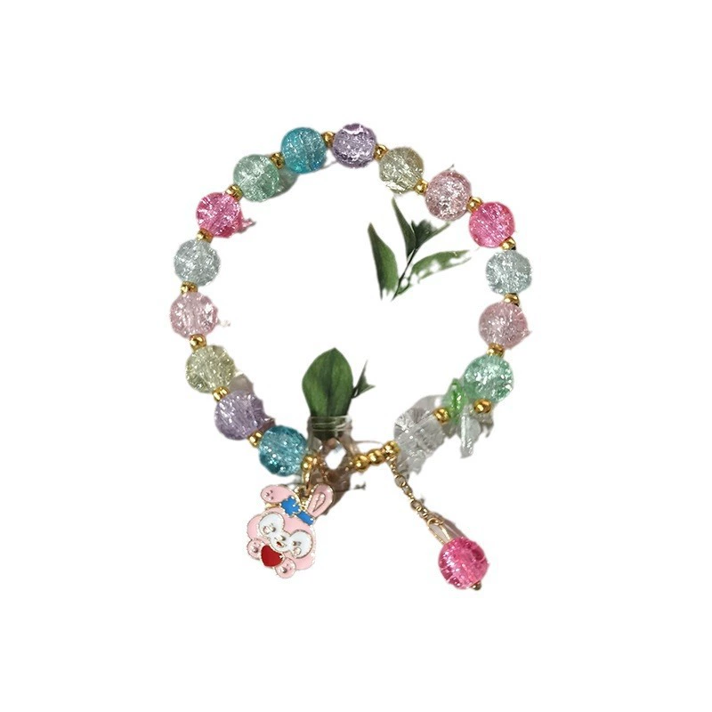 Cartoon beads, beaded bracelet, bead bracelet, Birthday gift