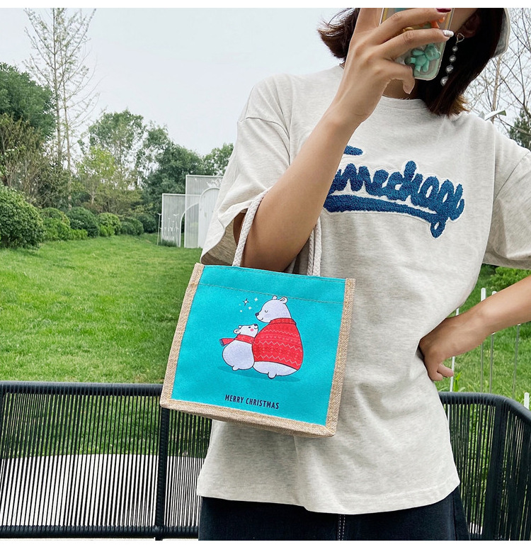 Bolsa de almuerzo bolsa de merienda bolso femenino trabajador de oficina simple ins bolsa de almuerzo bolso de estudiante bolsa de almuerzo de gran capacidad