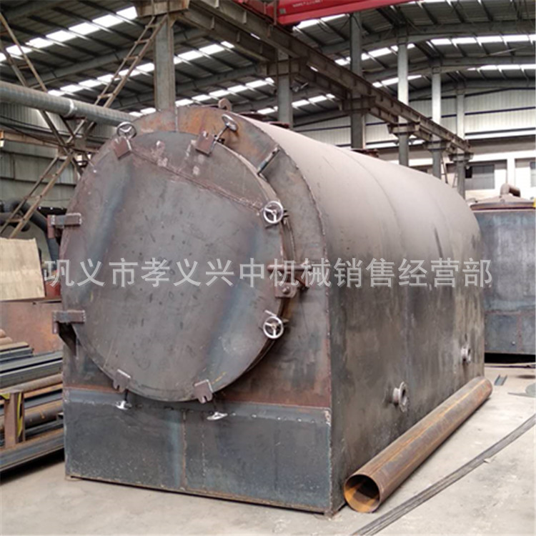 侧门式炭化炉设备 新型卧式炭化炉 机制木炭炭化机