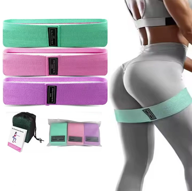 Эластичная лента для фитнеса, приседаний, растяжки ягодиц, силовых тренировок, тренировки ног, ягодиц, йоги, круговая эластичная лента