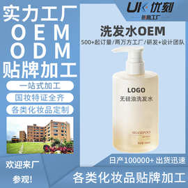 代加工贴牌定制洗发露控油去屑止痒蓬松柔顺香薰无硅油洗发水oem