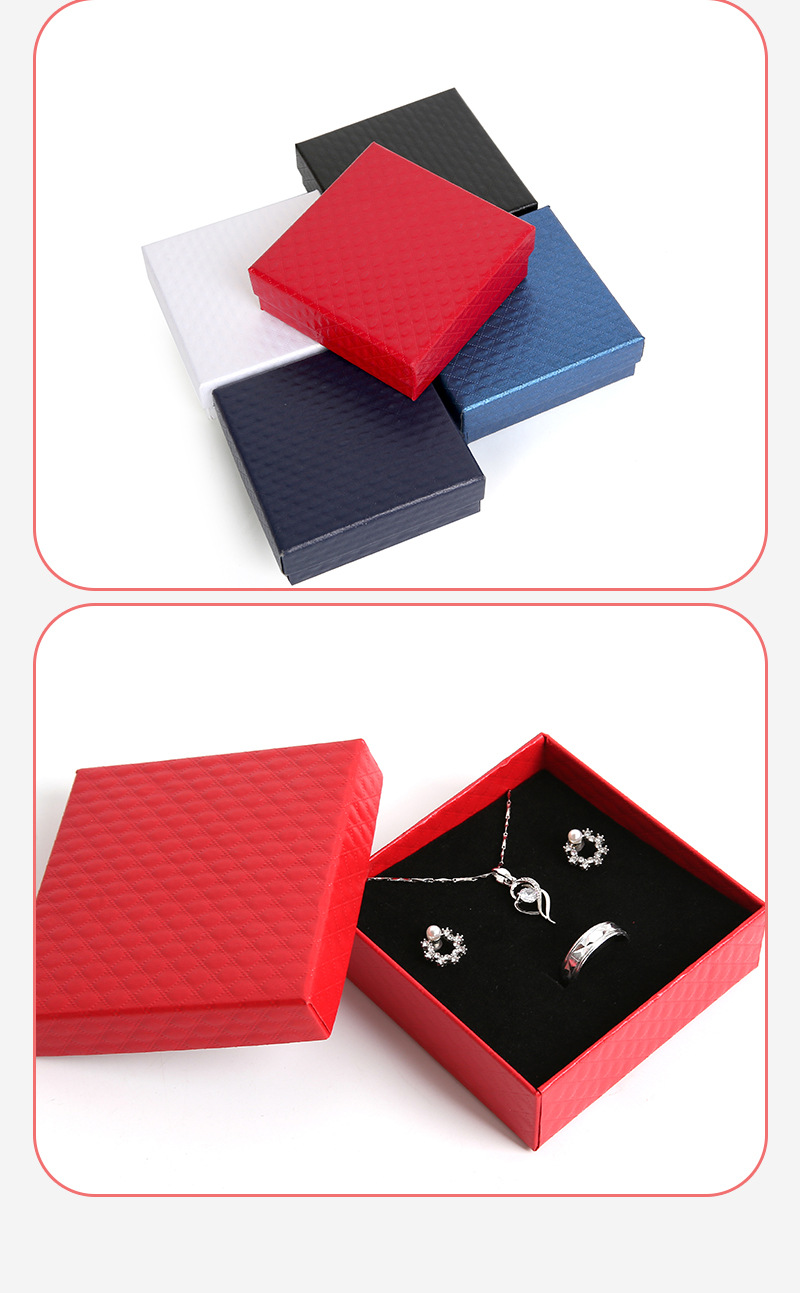 9*9 spot jewelry box luxury gift box bracelet box necklace jewelry set storage box wholesale