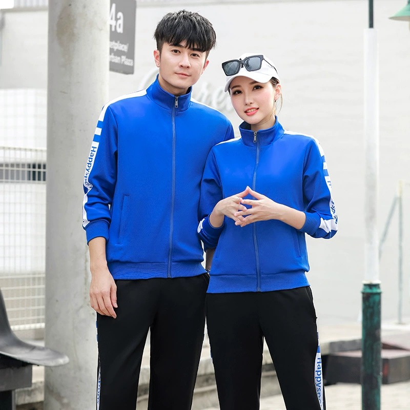 Autumn sports suit for beloved, sweatshirt for men and women for leisure, Korean style, for running, plus size