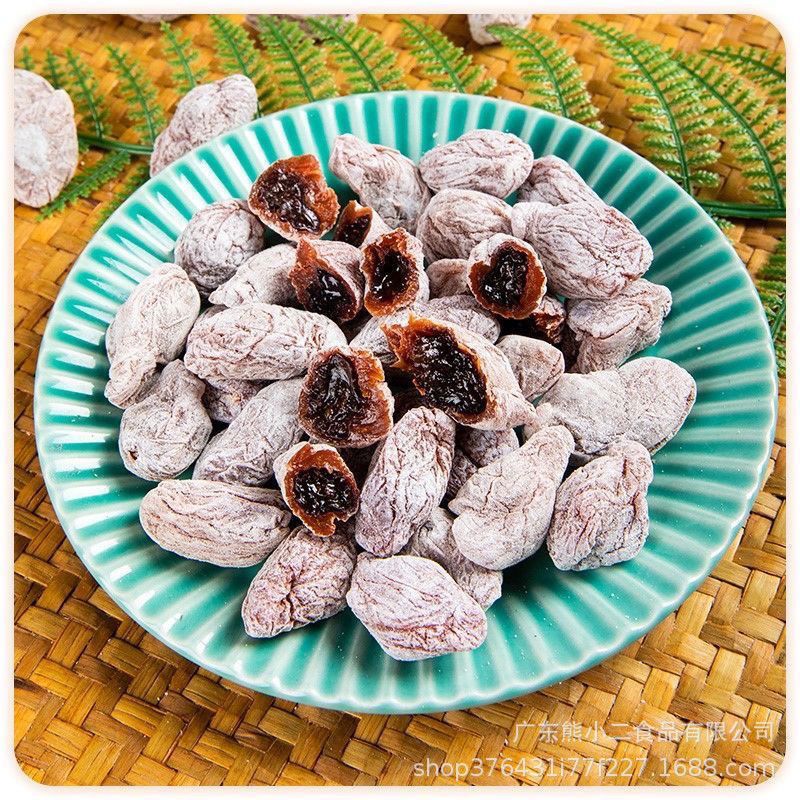 Green Plum with Grapes, Plum with Tangerine Peel, Green Plum with Grape Fruit Pieces, Plum with Bursting Seeds, Soft Seed Plum with Raisin Filling