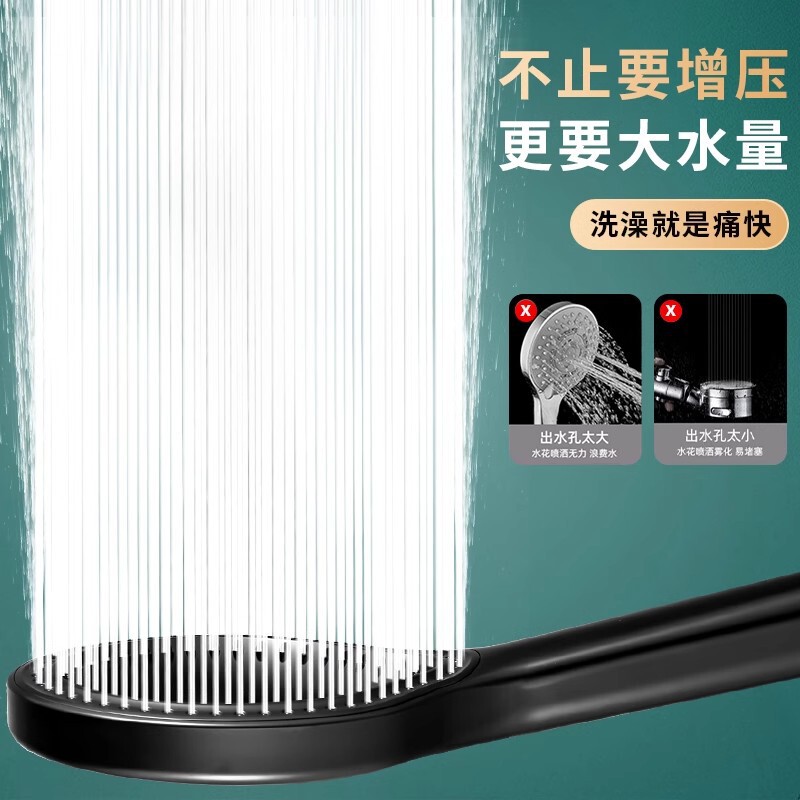 透かし彫りスプレーシャワーシャワーヘッド家庭用大出水蓮蓬頭入浴シングルヘッド花酒セット|undefined
