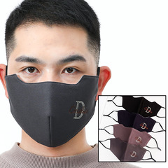 新型冬の男性は保温して立体的な目の角のマスクを厚くします。