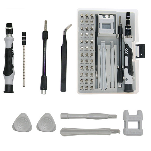 Multi-function screwdriver tool set 52-in-1 watch, computer and mobile phone disassembly tool 45-piece cross bit set