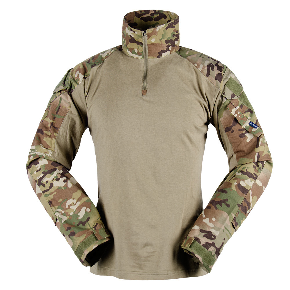 Conjunto táctico G3 camuflaje, elástico y transpirable, resistente al agua