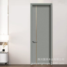 復合實木免漆門含負氧離子的卧室房間家用門廚衛可用平開套裝門