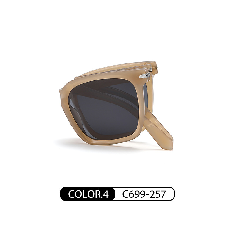 Nueva plegable gafas de sol TR90 ultra-ligero gafas de sol polarizadas 7530 protector solar a prueba de sol puede ser equipado con miopía gafas de sol polarizadas