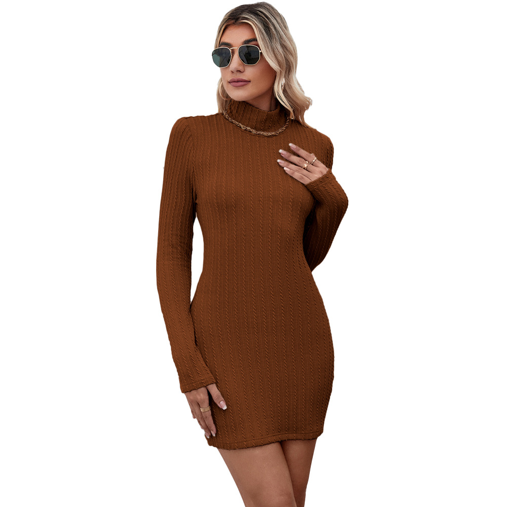 Women's Elegant Knit Office Dress