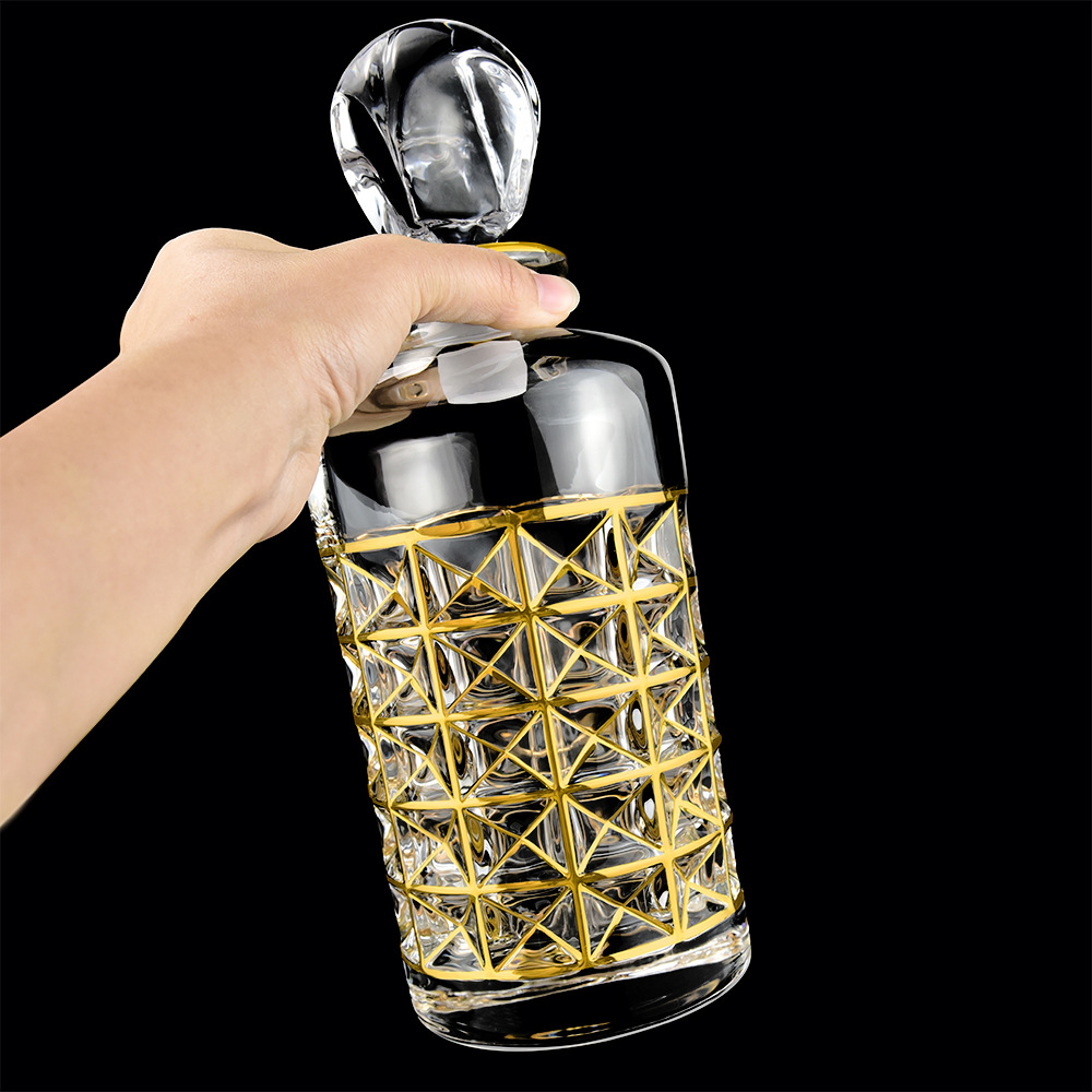 金像新款分酒器酒具套装 家用高颜值水晶玻璃酒具 洋酒醒酒器套装