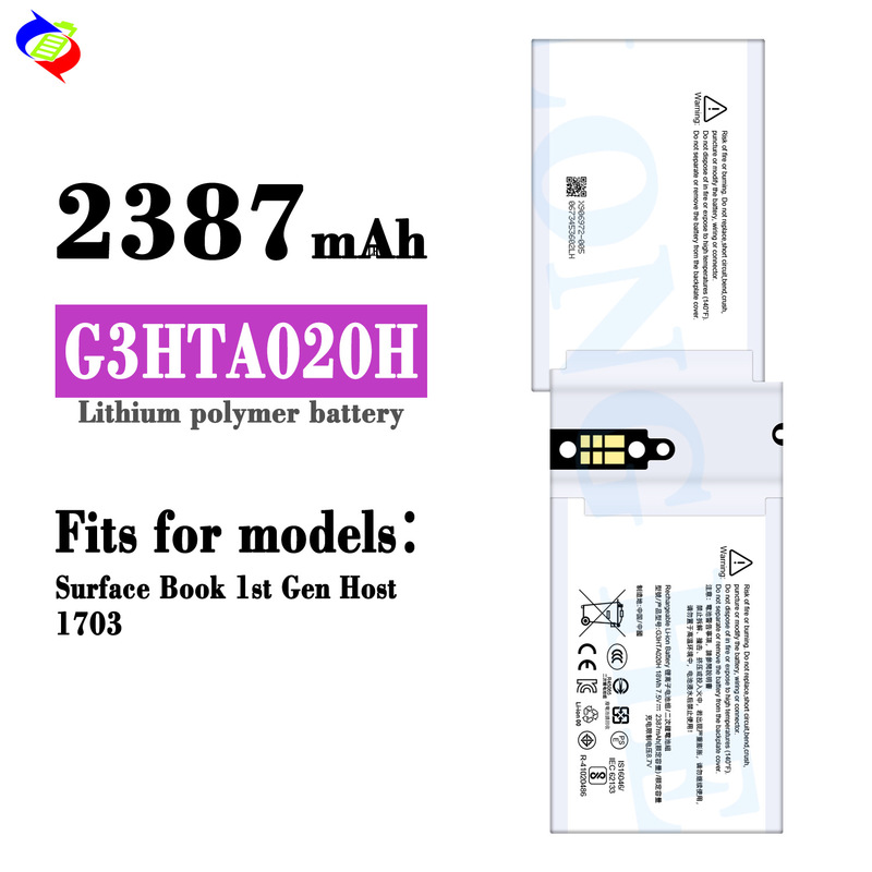 For Microsoft Surface Book 1st Gen Host/1703 Laptop Battery G3HTA020H For Microsoft Surface Book 1st Gen Host/1703 Laptop Battery G3HTA020H