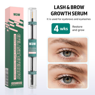 W3W Eyelash and Eyebrow Liquid Gentle and Non-Irritating Natural Long and Thick Eye Eyelash Care Liquid Cross-Border Makeup