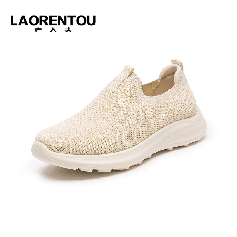 Elderly Women's Shoes Spring In-Stock Comfortable Breathable Mesh Sneakers Women's Soft-Soled Non-Slip Versatile Casual Running Shoes Elderly Women's Shoes Spring In-Stock Comfortable Breathable Mesh Sneakers Women's Soft-Soled Non-Slip Versatile Casual Running Shoes